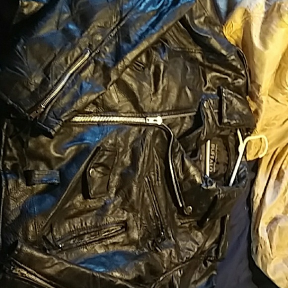 Mens 2xl Italian Stone Design Buffalo Leather - Picture 1 of 2